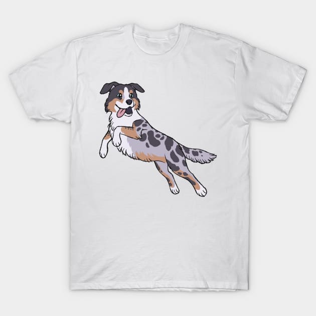 Miniature American Shepherd (Doggust 2022) T-Shirt by tiffatiel